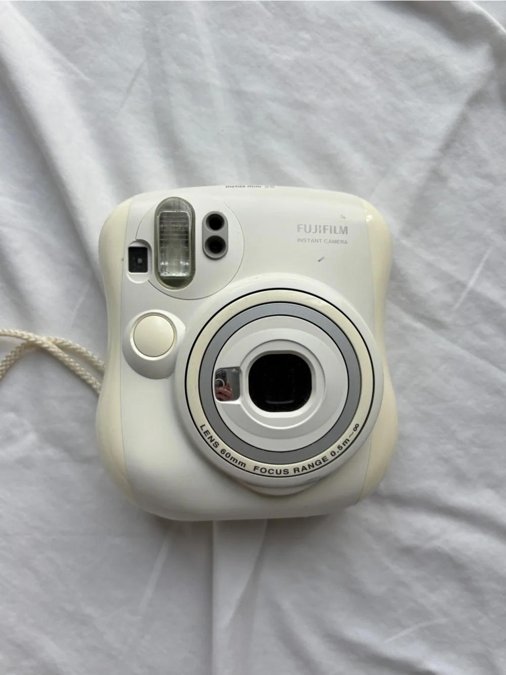 Fujifilm Instax Mini Instant Camera - Cream White